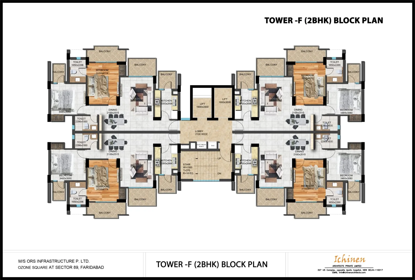 Royal Residency faridabad 3 bhk flat